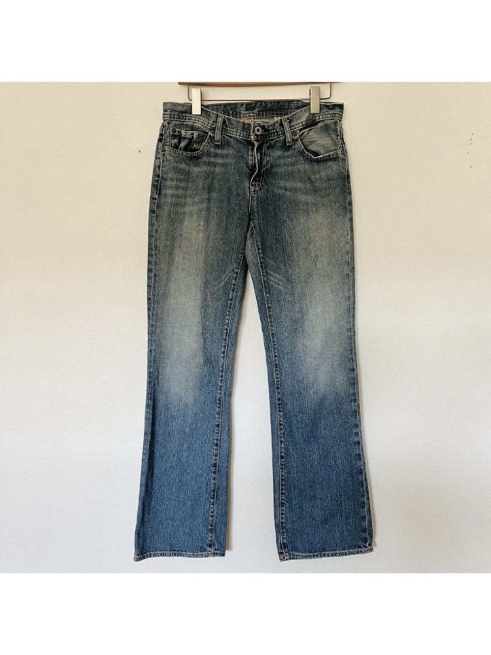 Vintage 90s Ralph Lauren Jeans Womens Sz 8 Kelly Low Rise Bootcut Stretch - Picture 6 of 13